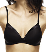 Warner's Satin Tuxedo Wire-Free Contour Bra